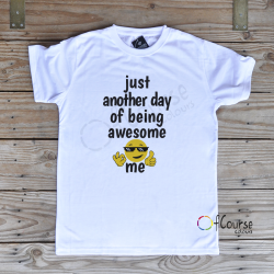  Zabwny męski t-shirt "Awesome me"