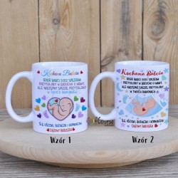  Gift For Expecting Grandma, I'll Be Snuggled Up In Mummy's Tummy..., Grandmother To Be Mug, pregnancy announcement