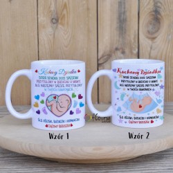  Gift For Expecting Grandma and Grandpa. Pregnancy announcement mug.